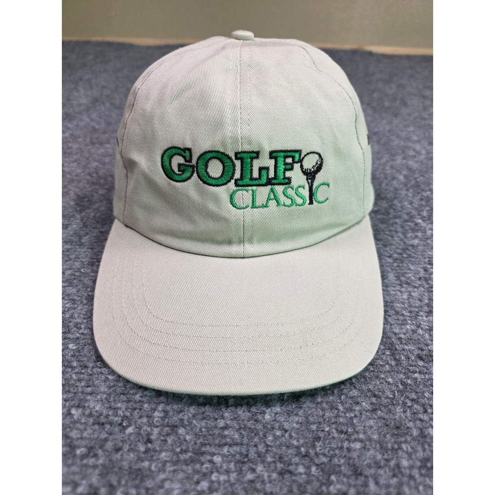 Port and Company Golf Classic Hat‎ Mens OSFA Khaki Green Embroidered Strapback